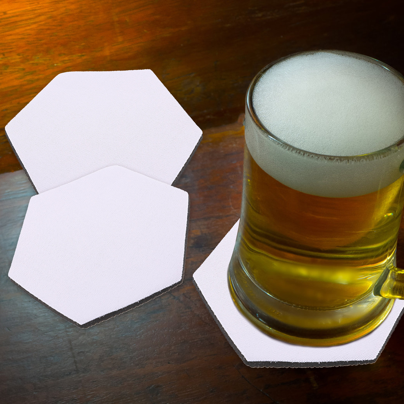 Coaster Sublimation Blank - 10Pcs Sublimation Blank Coasters Heat Transfer