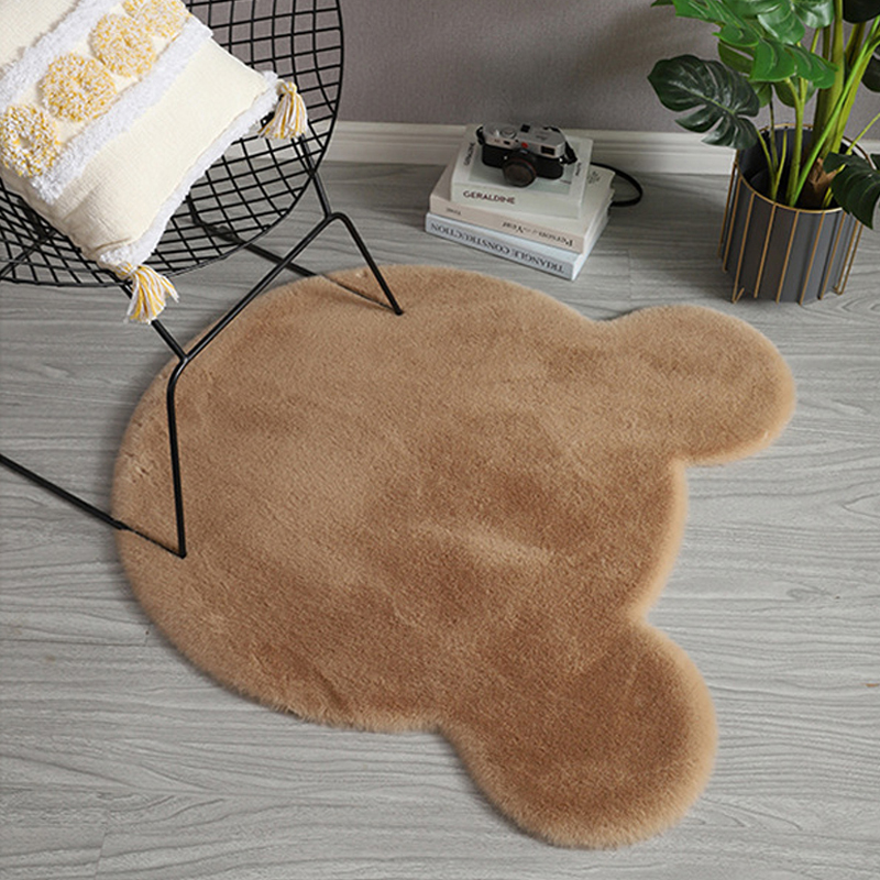 Carpet Bear Shape Round Doorma - Door Mat Blank incelemesi ve fiyatı