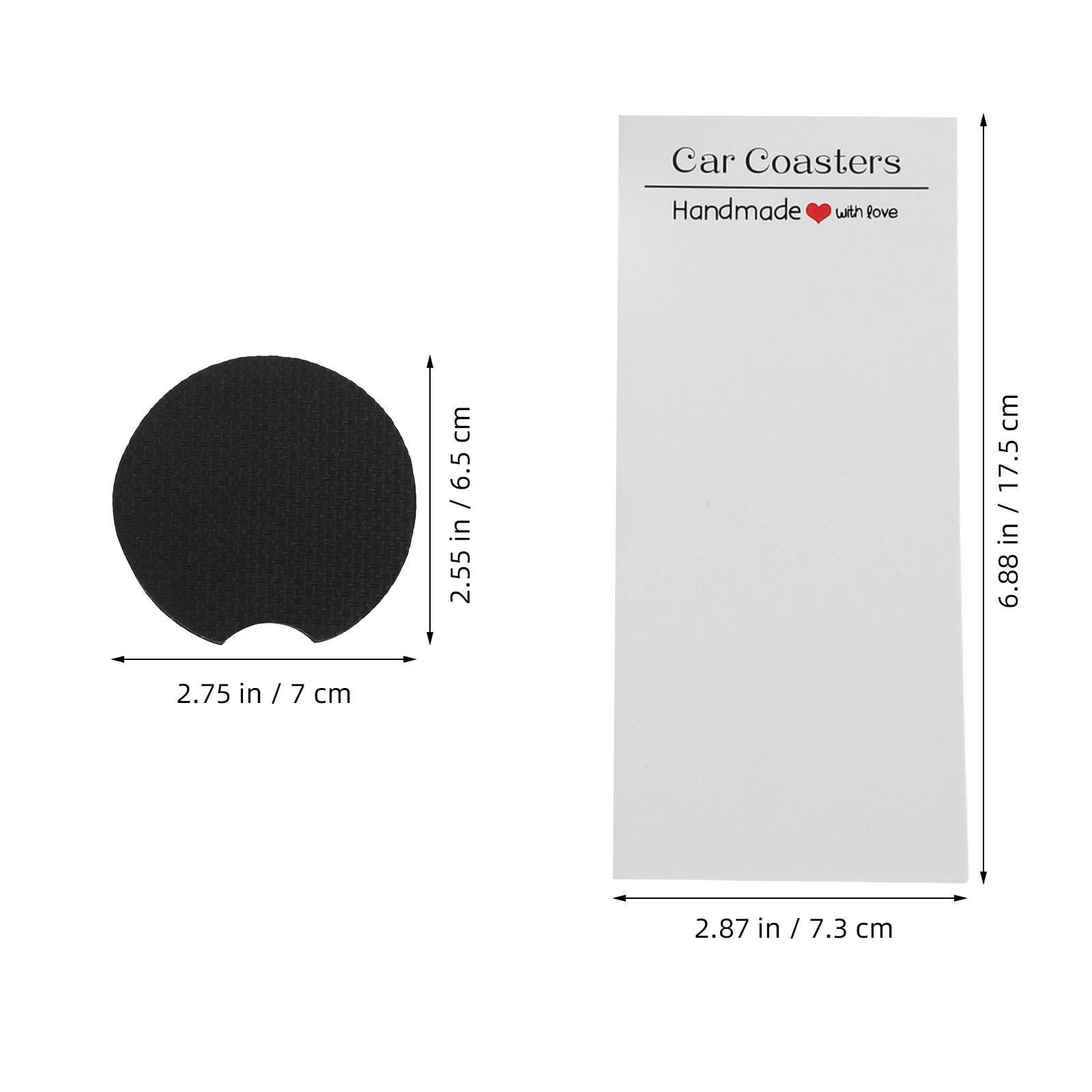 1Set Neoprene Sublimation Car  - Coaster Sublimation Blank incelemesi ve fiyatı