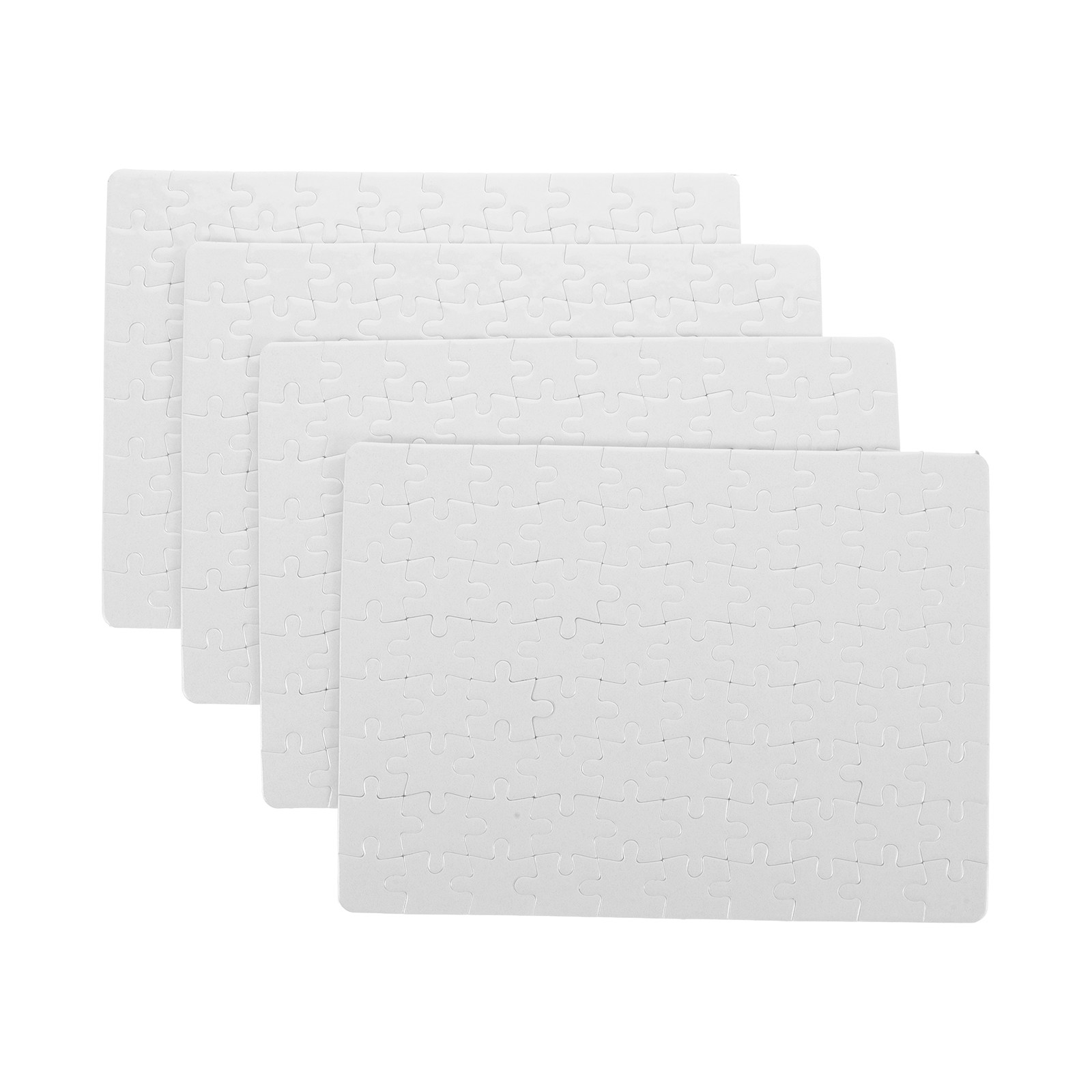 4 Sheets Blank Puzzle Pieces W - Puzzle Blank White incelemesi ve fiyatı