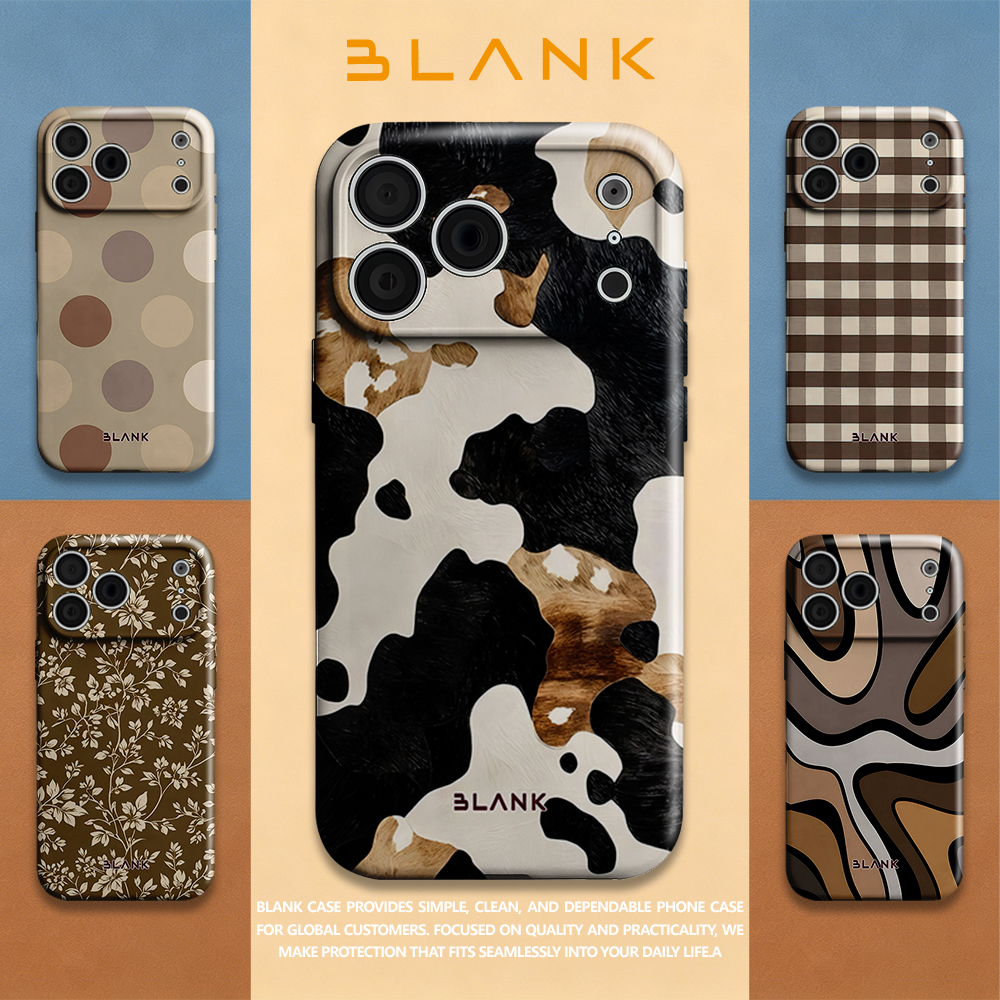 Mocha Cow Print For iPhone 17  - Phone Case Blank Print incelemesi ve fiyatı