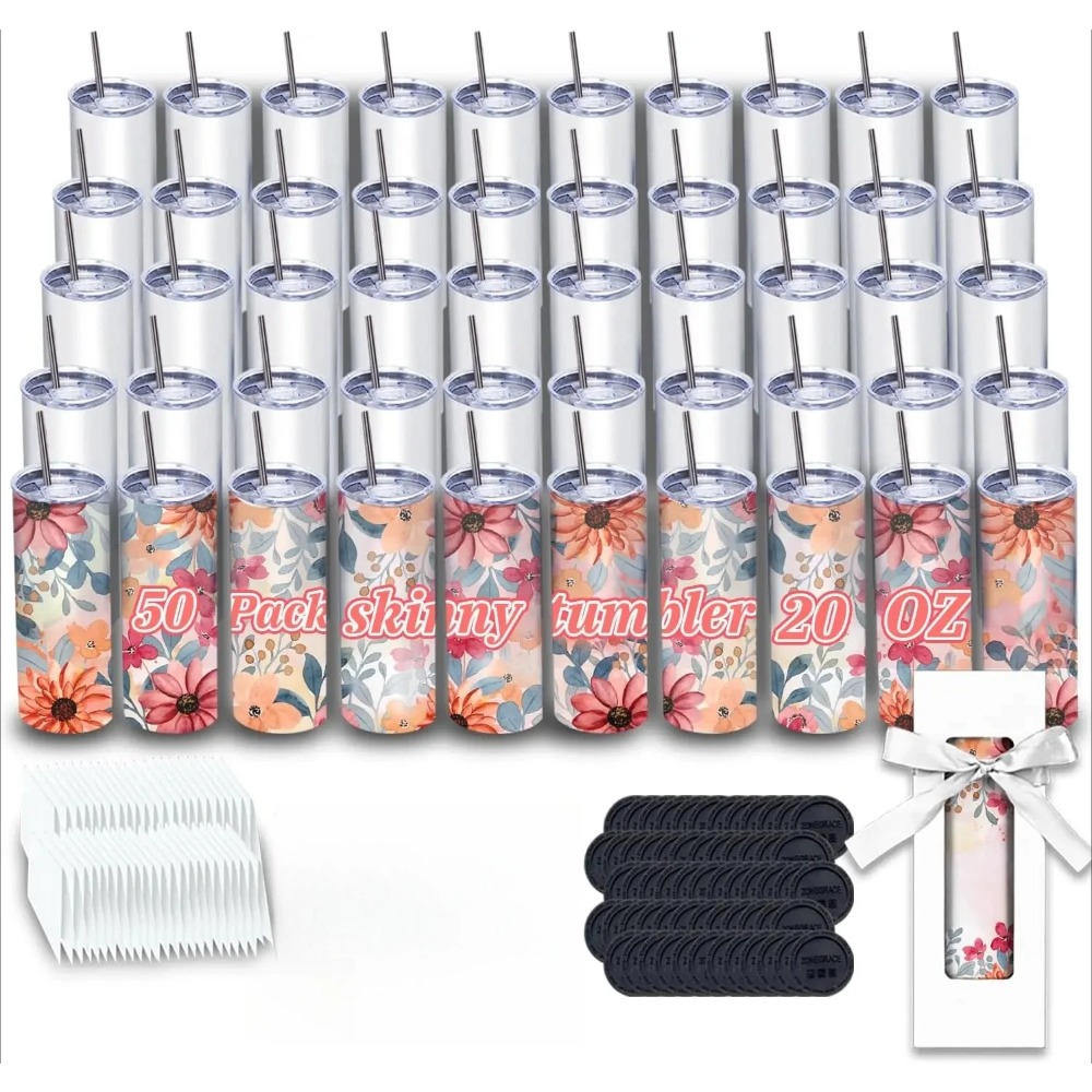 Accessorie 50 Pack Sublimation - Tumbler 20Oz White incelemesi ve fiyatı