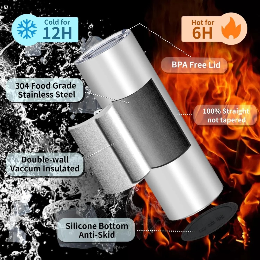 Accessorie 50 Pack Sublimation - Tumbler 20Oz White incelemesi ve fiyatı