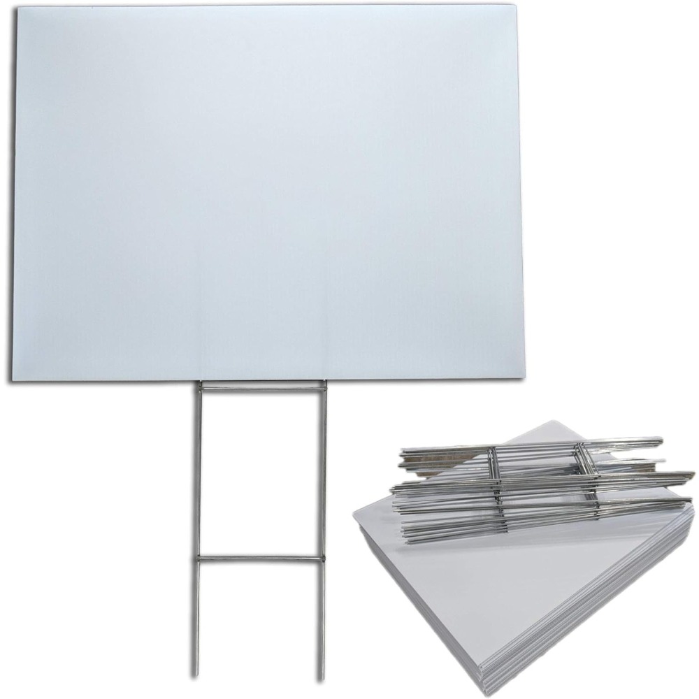 US Shipped  50 Pack 18x24 Blan - Yard Sign Blank incelemesi ve fiyatı