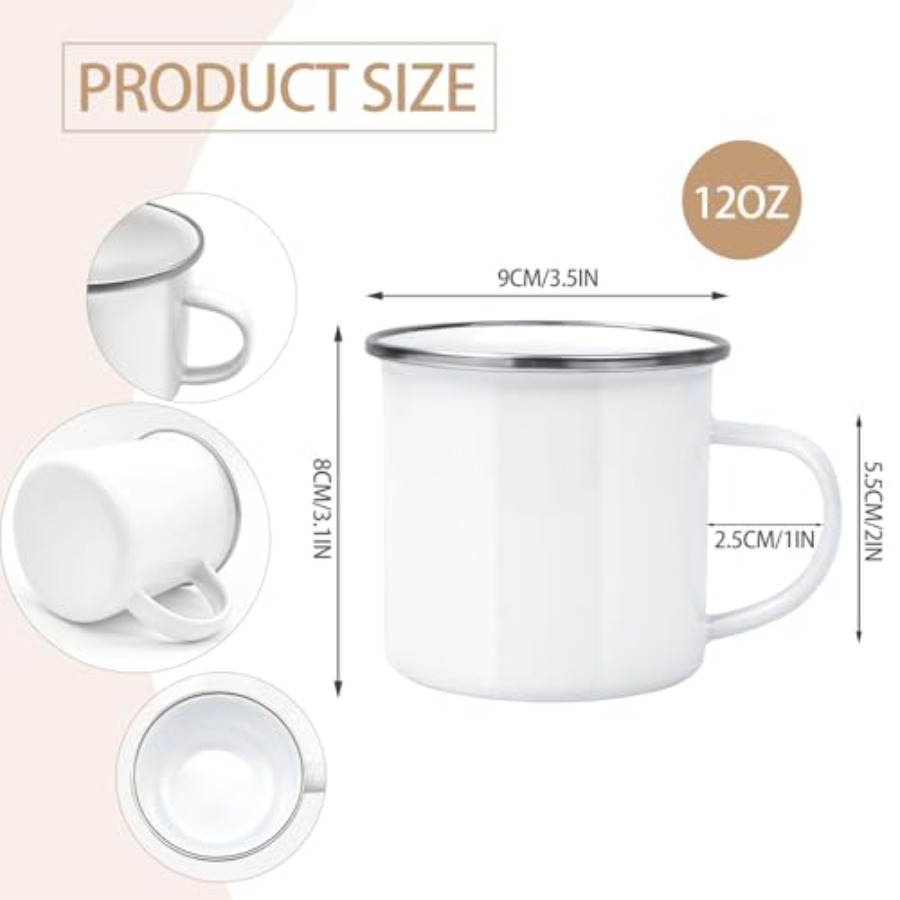 16 Pack Sublimation Blanks Ena - Sublimation Mug White incelemesi ve fiyatı