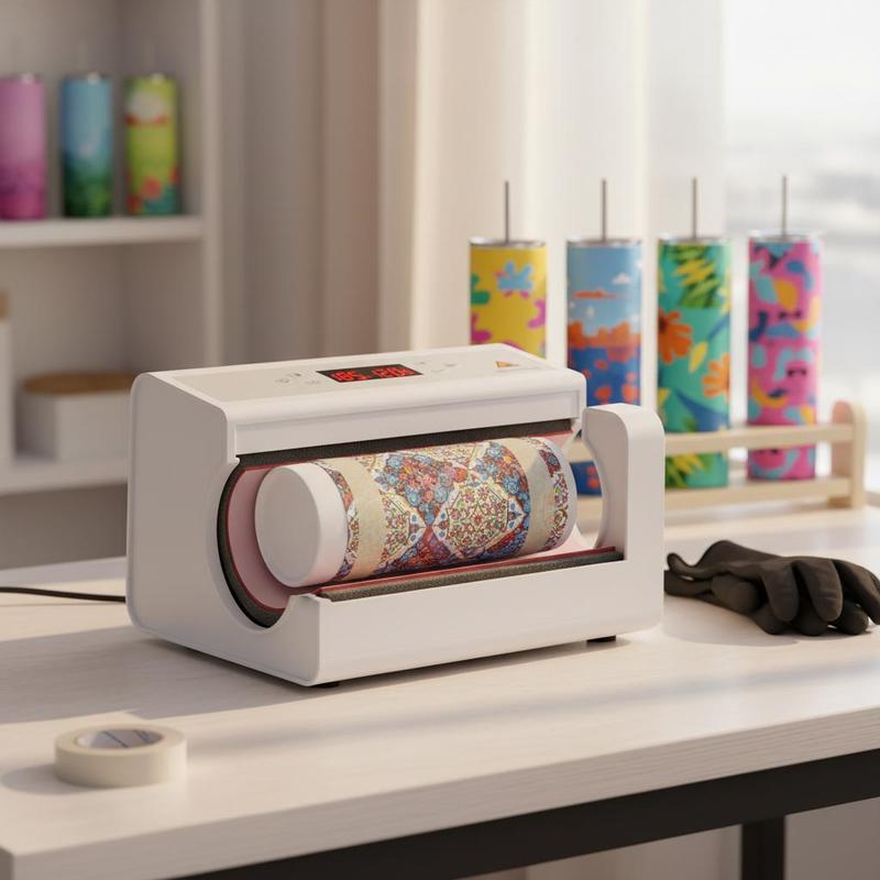 Auto Tumbler Heat Press Machin - Sublimation Mug White incelemesi ve fiyatı