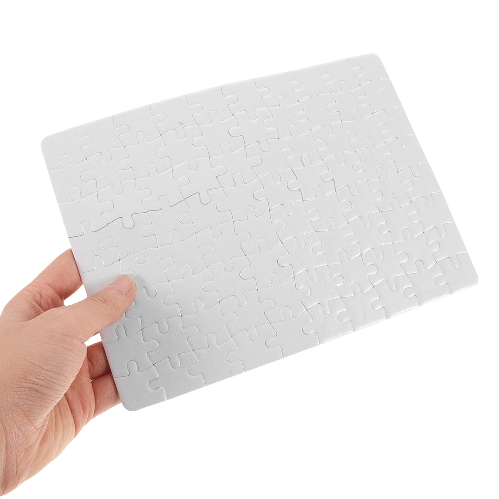4 Sheets DIY Blank Puzzle Piec - Puzzle Blank White incelemesi ve fiyatı