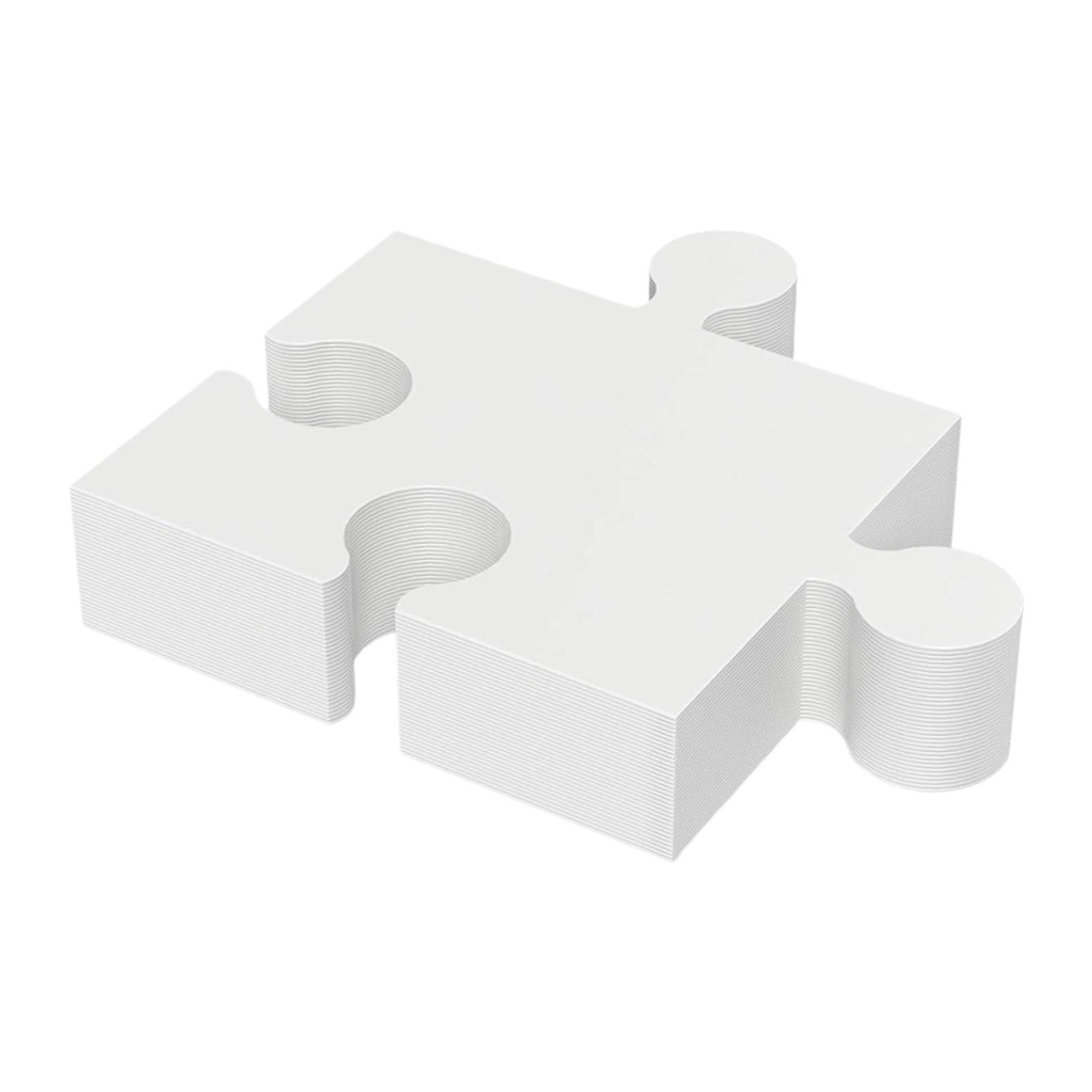 30Pcs Blank Puzzle Pieces Draw - Puzzle Blank White incelemesi ve fiyatı