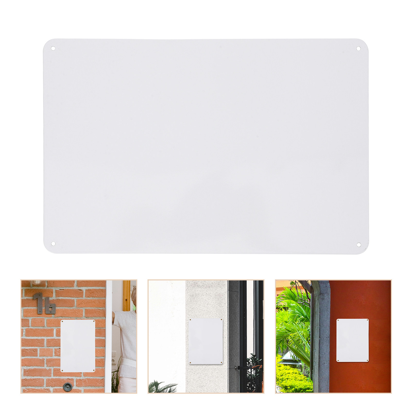 2Pcs Blank Metal Signs Sublima - Yard Sign Blank incelemesi ve fiyatı
